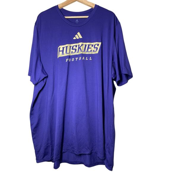 UW University of Washington Huskies adidas Mens T-Shirt Short Sleeve 3XL XXXL - Picture 1 of 4